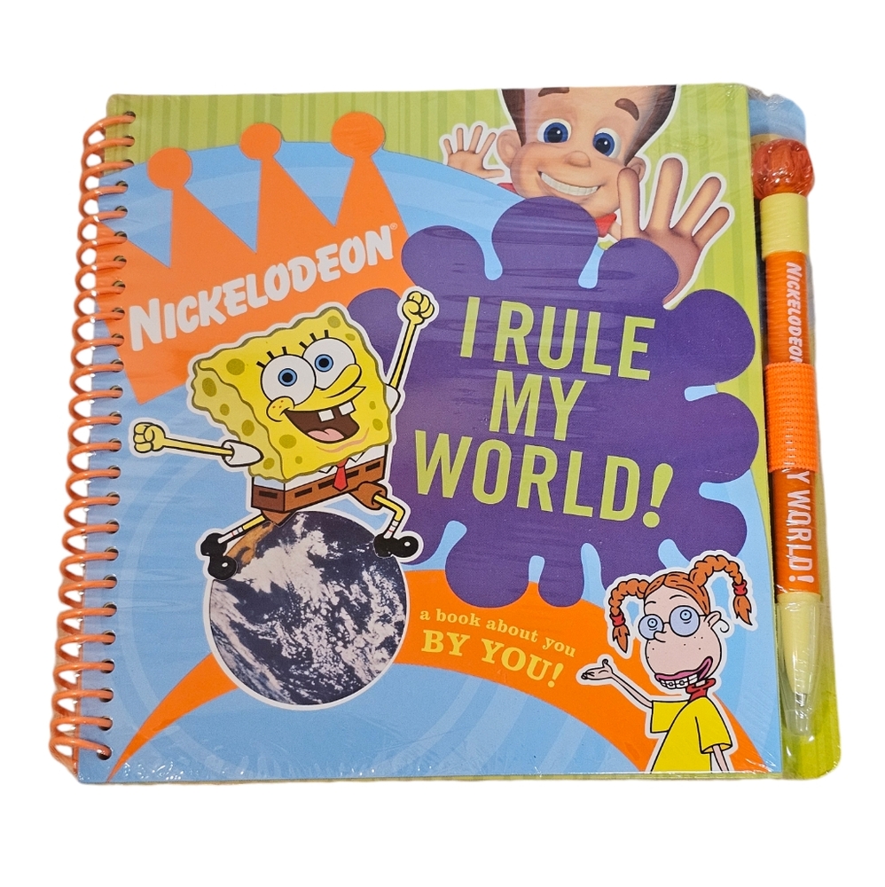 Vintage 2003 Nickelodeon I Rule My World! A Book About You By You New In Package